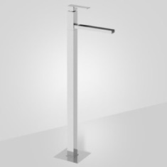 Floor Mounted Single Lever Waterfall Tub Filler Mixer